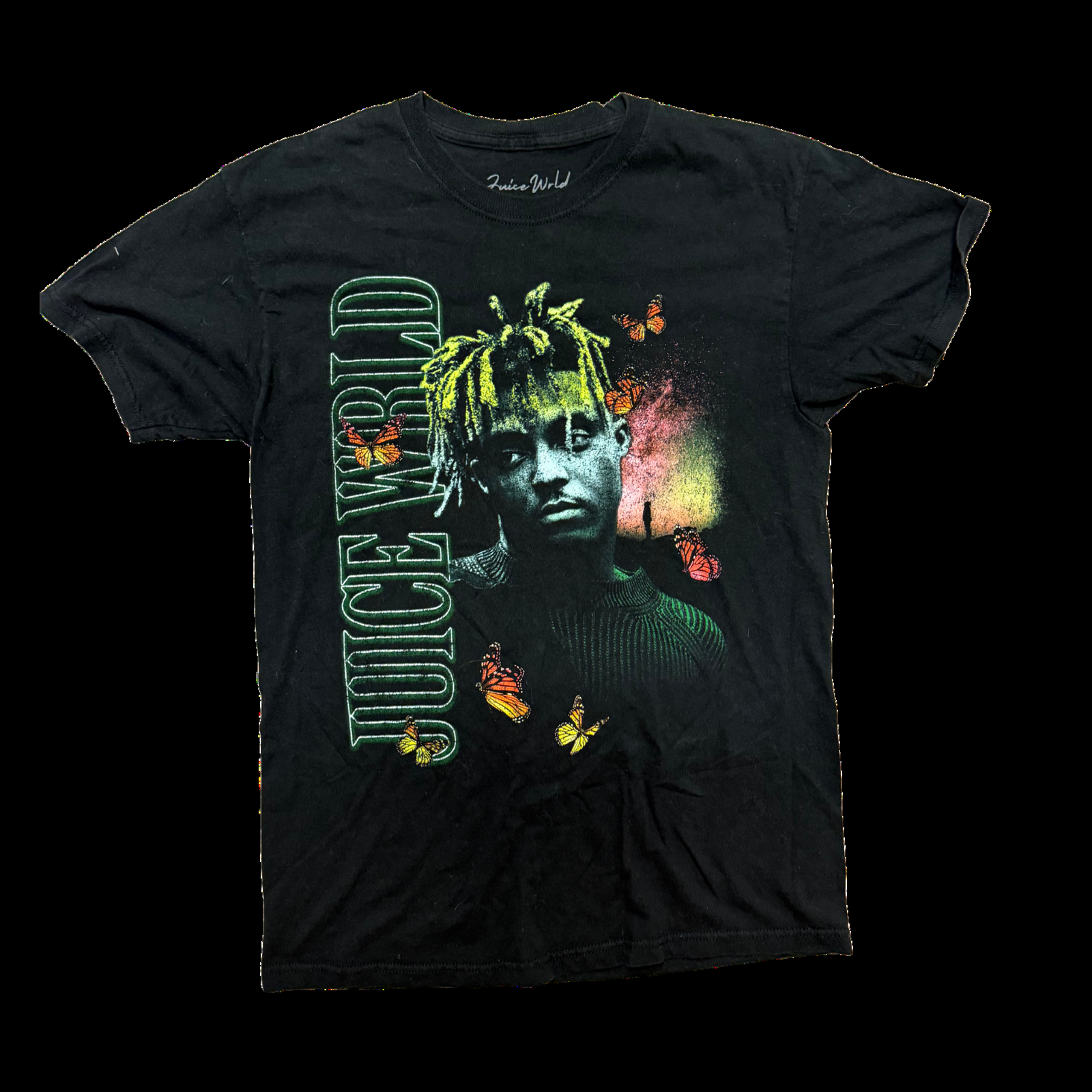 Juice WRLD Retail T-Shirt - Black/Green — Medium