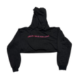 Death Race for Love Rhinestone Cropped Hoodie — Small