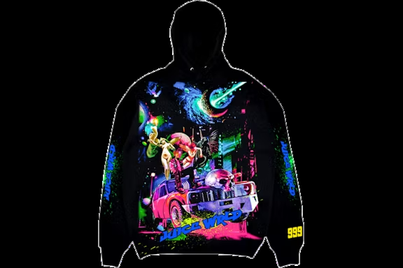 Cosmic Vlone Hoodie - Black — Medium incoming / condition photo