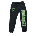 Vlone x DRFL Sweatpants - Black/Neon Green — Small