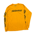 999Club Juice WRLD Barbed Wire Long-Sleeve - Yellow/Mustard — X-Large