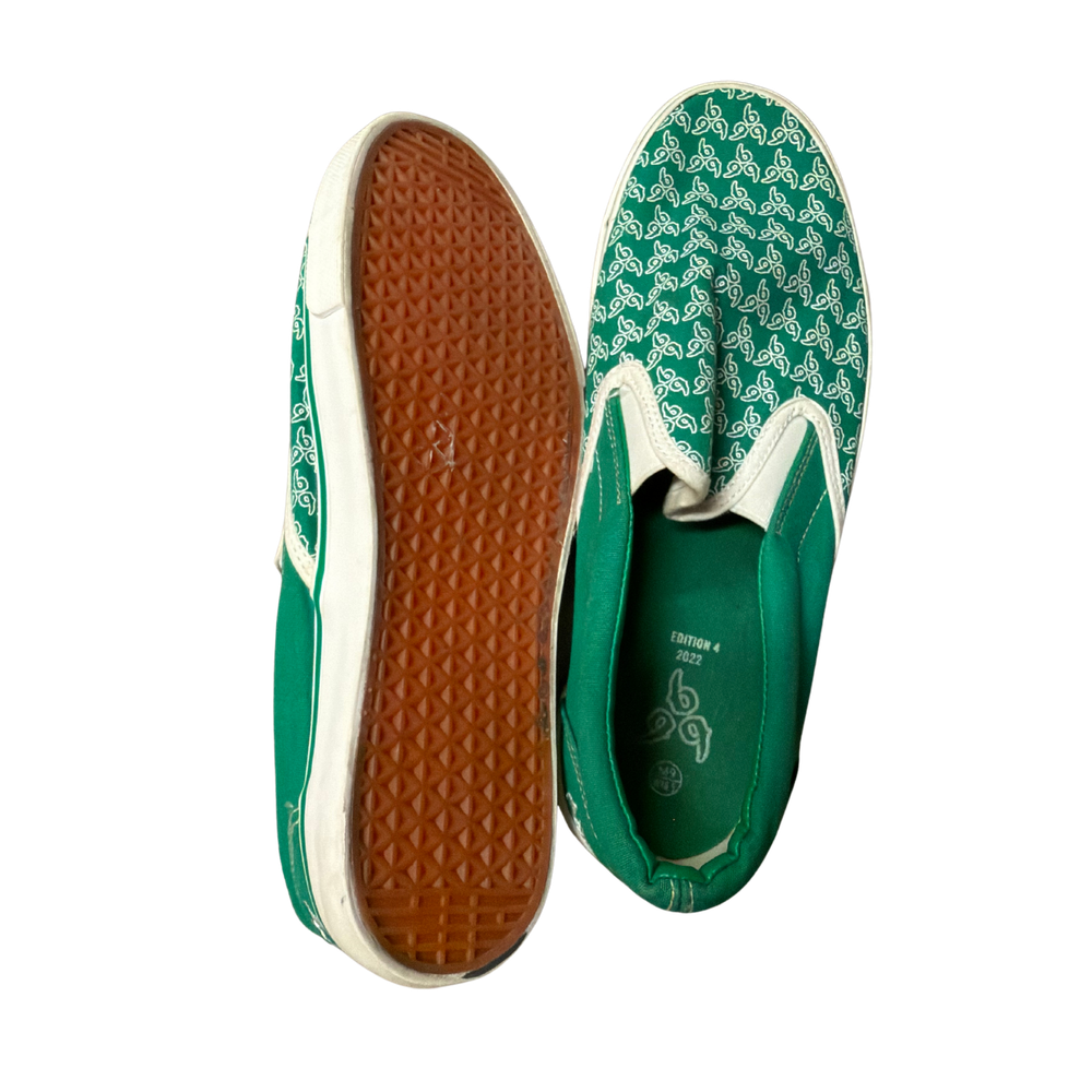 999 No Vanity Slip Ons — Green