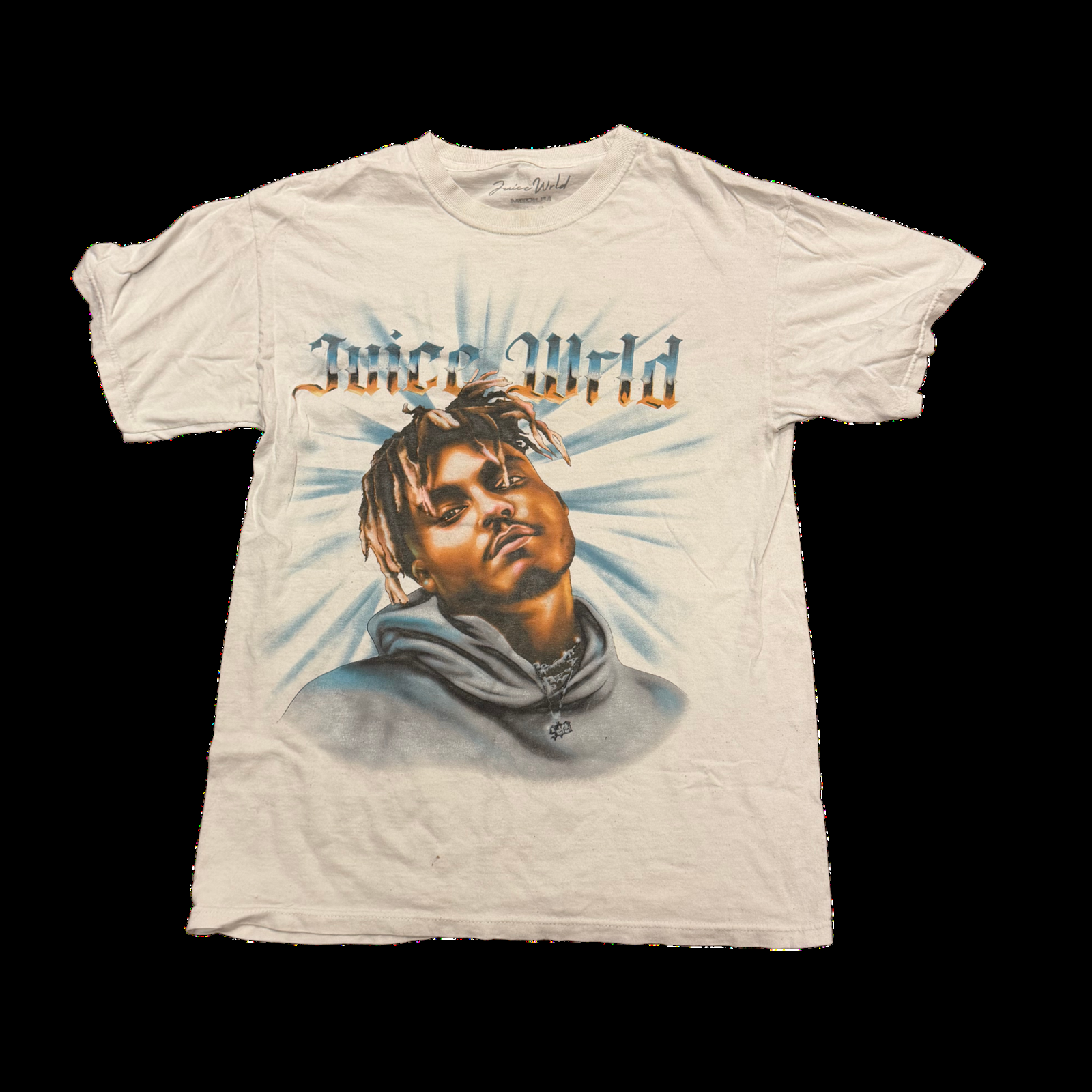 Juice WRLD Retail Portrait T-Shirt - Cream — Medium