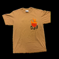Already Dead Puff Print T-Shirt - Khaki — Medium