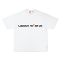 Vlone x Legends Never Die 999 V T-Shirt - White/Orange — X-Large