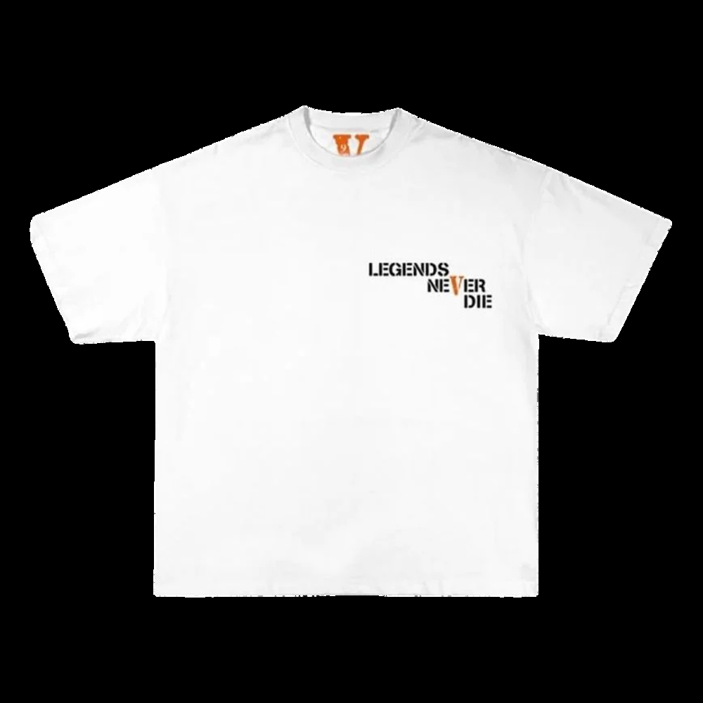 Vlone x Legends Never Die Butterfly T-Shirt - White/Orange — Medium incoming / condition photo