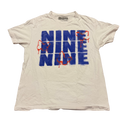 Nine Nine Nine Stack T-Shirt - Cream — Large
