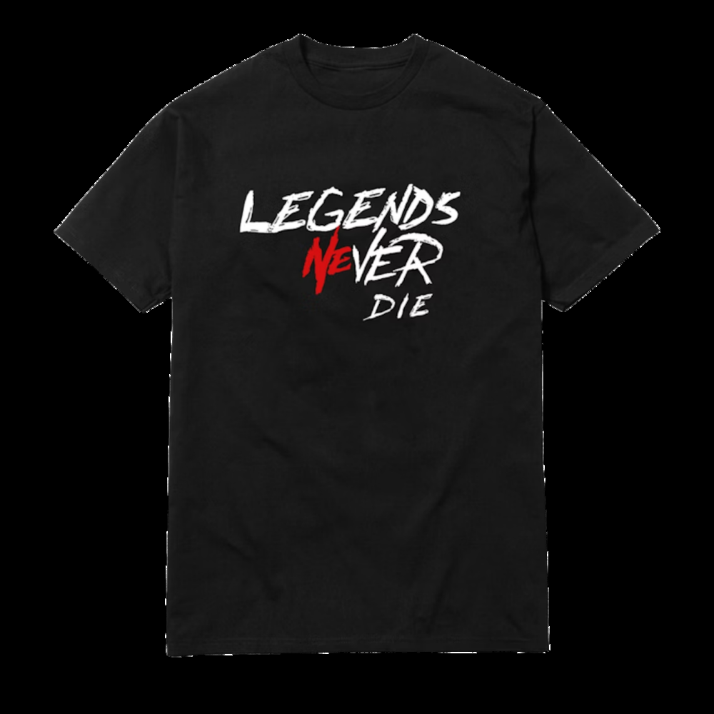 Revenge x LND Text T-Shirt - Black — Medium