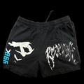 Revenge Dove Shorts - Black/Blue — Medium