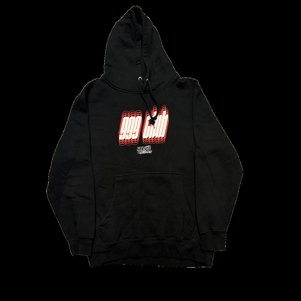 999Club x Naruto Hoodie - Black/Red — Medium