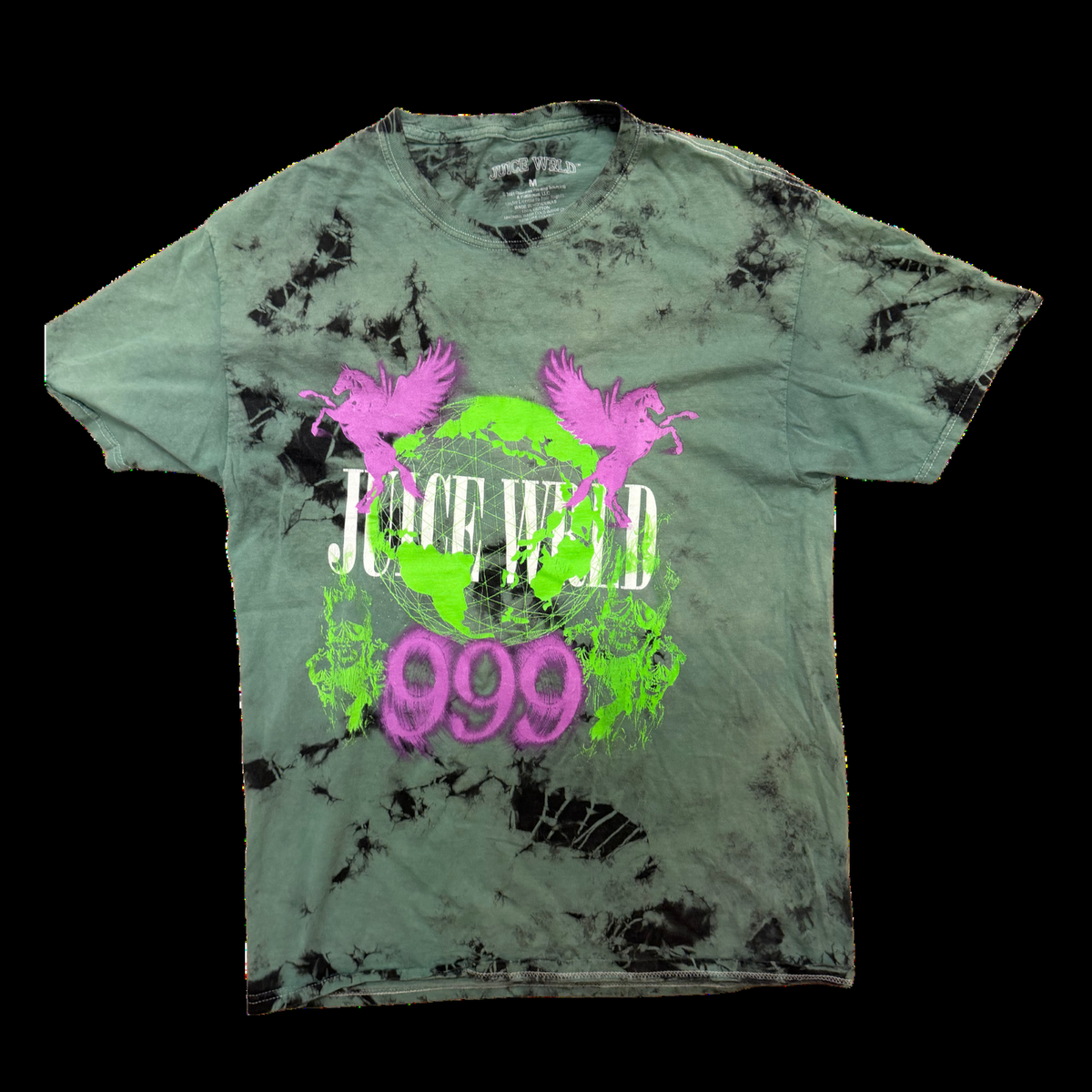 Lost Souls Tie-Dye T-Shirt - Green — Medium