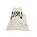 Juice WRLD Custom Cut-Off Tank Top - Cream — Large