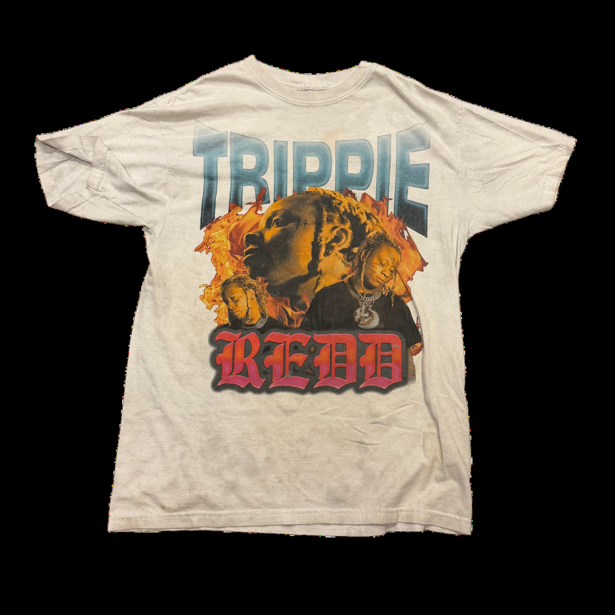 Trippie Redd x 999 Graphic T-Shirt - Beige — Medium