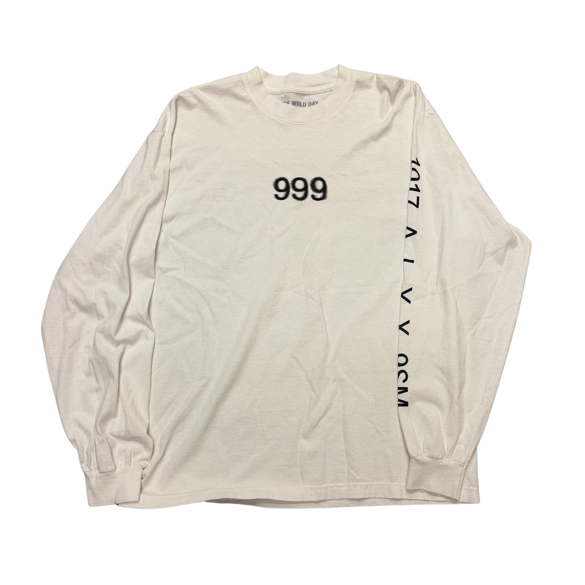 999 x ALYX Juice WRLD Day Long-Sleeve - White — Large