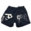 Revenge Dove Shorts - Navy/Gray — Large