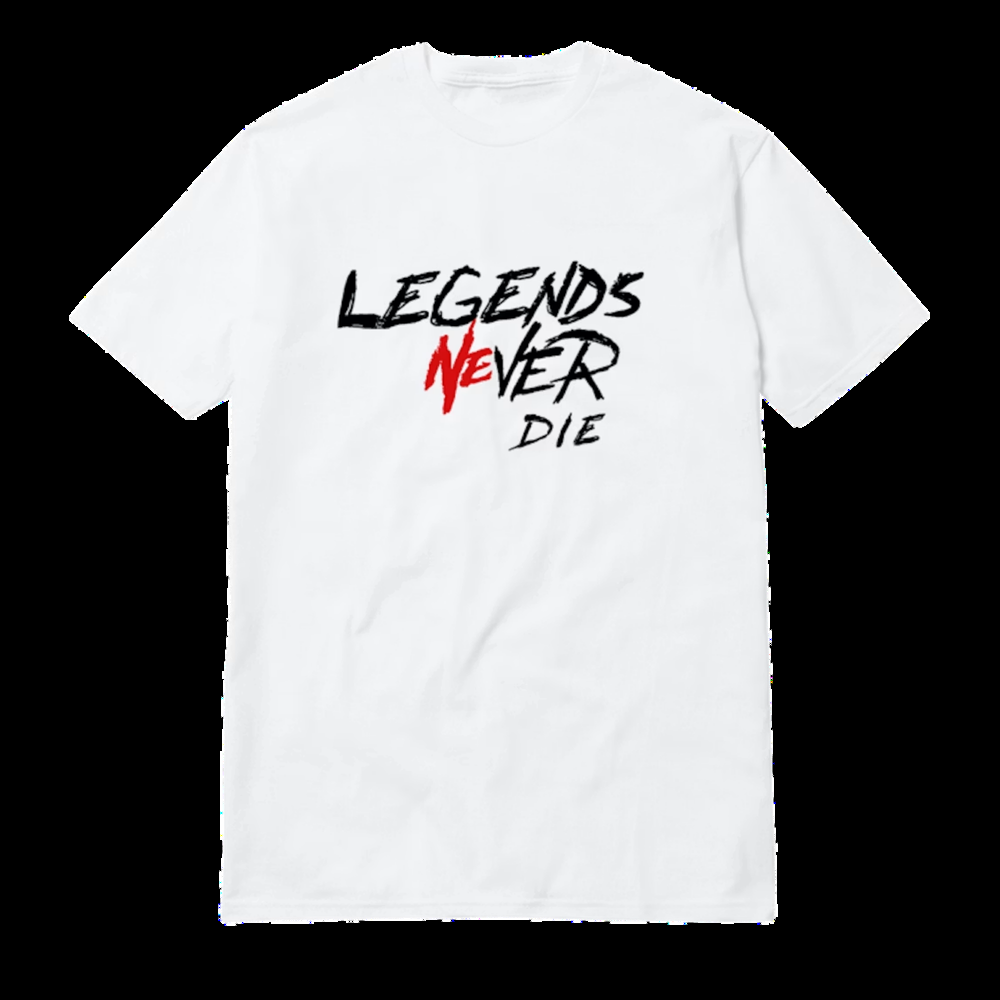 Revenge x LND Text T-Shirt - White — Medium