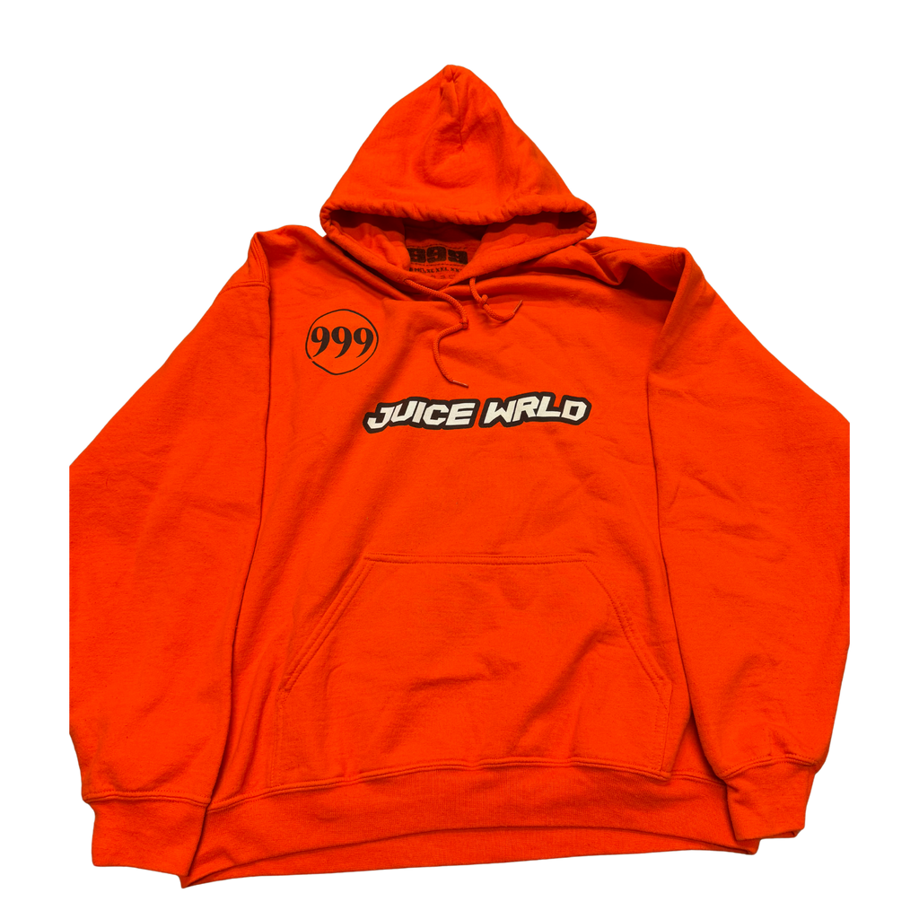 Righteous 999 Hoodie - Orange — Large