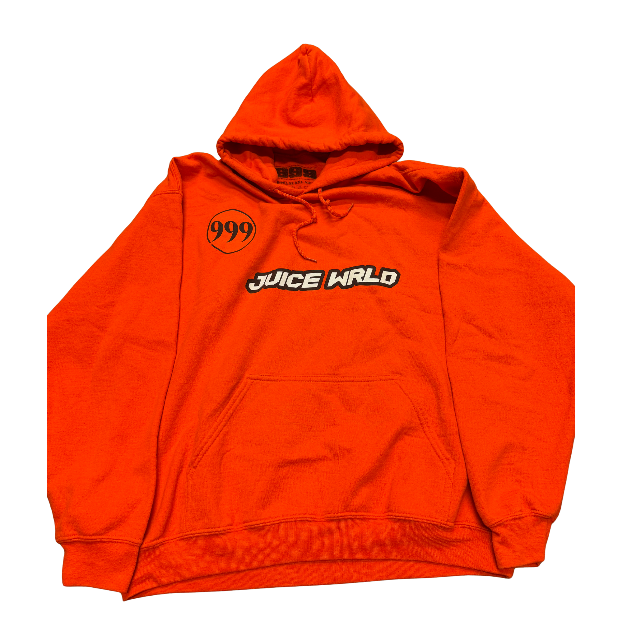 Righteous 999 Hoodie - Orange — Large