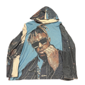Juice WRLD Fanmade Woven Hooded Sweater — Large