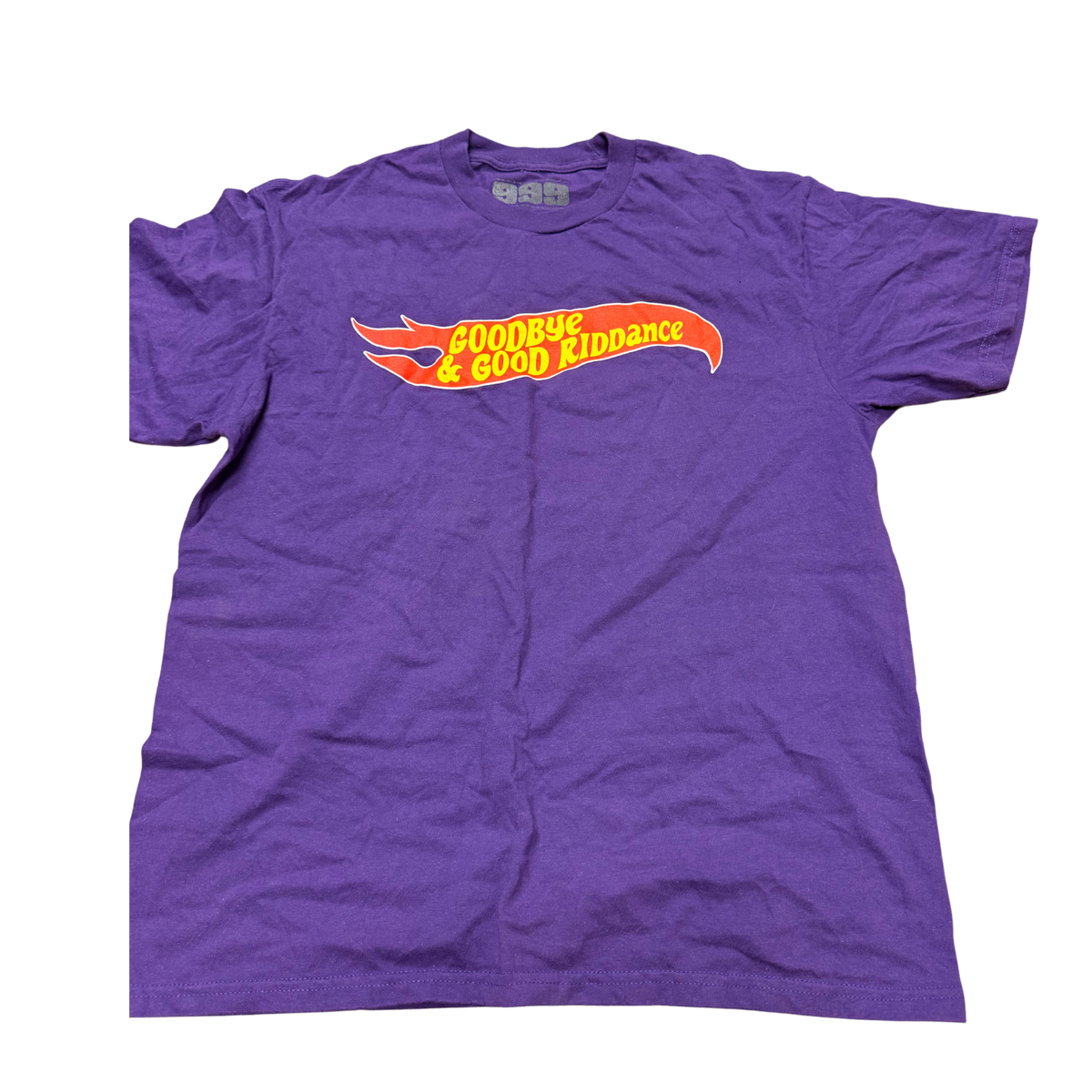 Goodbye & Good Riddance Racing Logo T-Shirt - Purple — Large