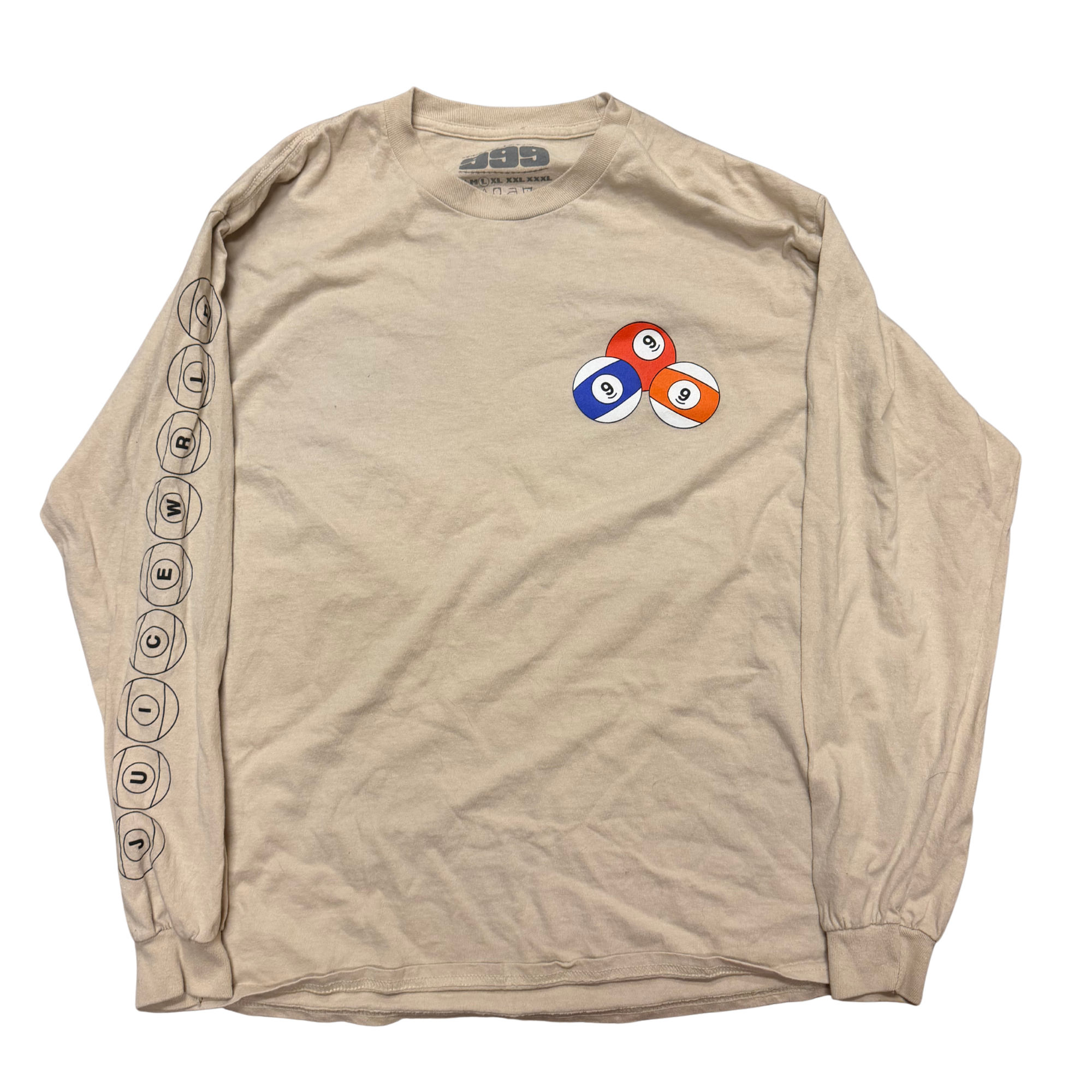 2023 GBGR Pop-Up Billiards Long-Sleeve - Beige — Large