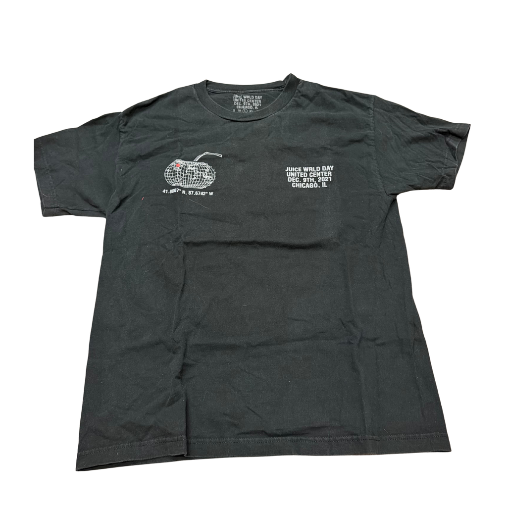Juice WRLD Day Documentary Photo T-Shirt - Black — Large