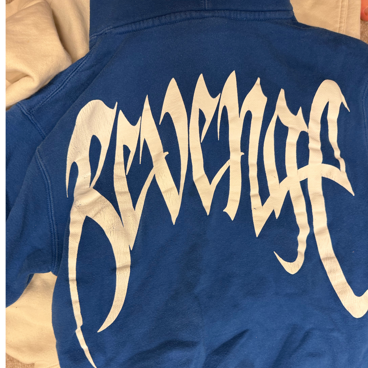Revenge x LND Photo Hoodie Size L & XL — Small incoming item / condition photo