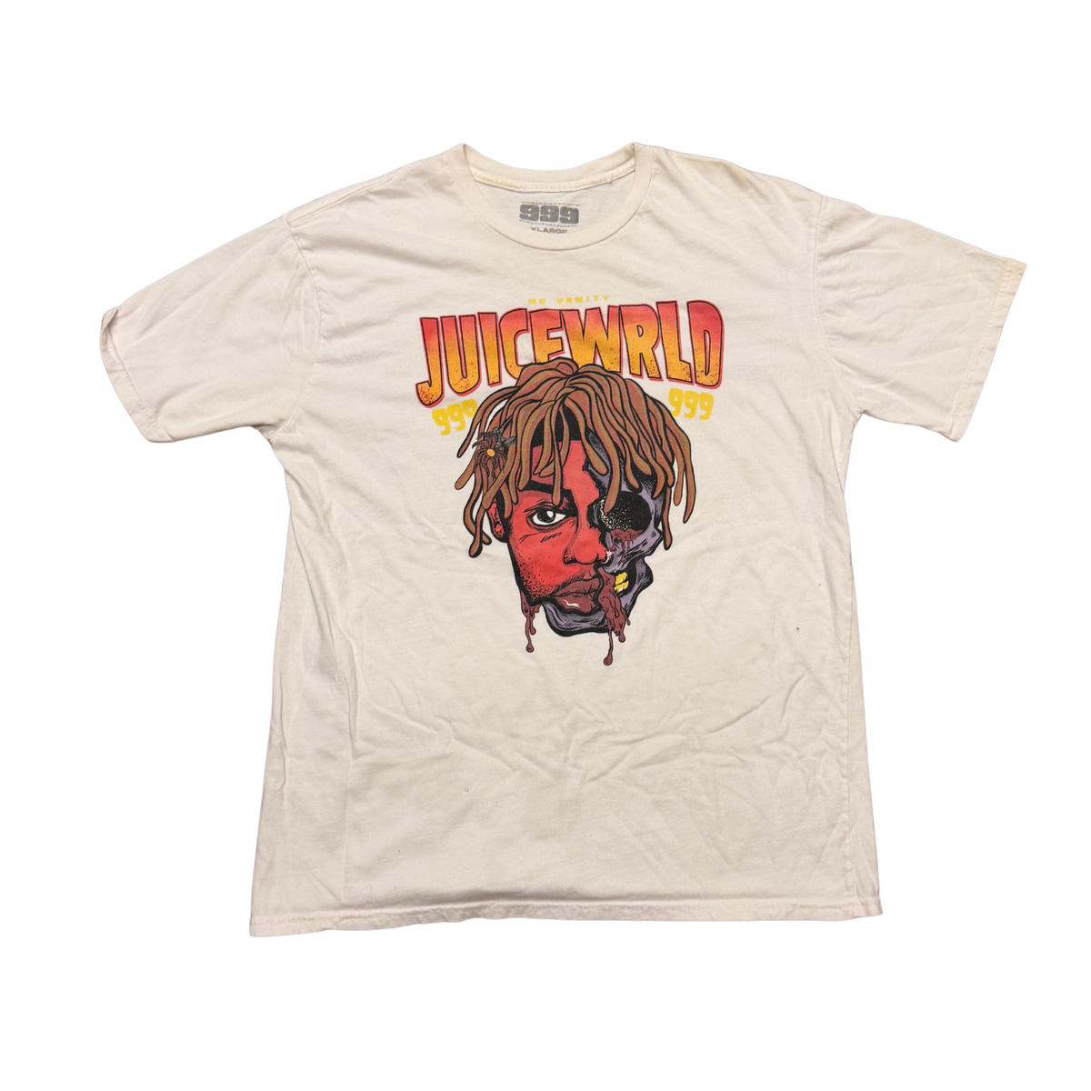 2018 Abstract T-Shirt - White — Small