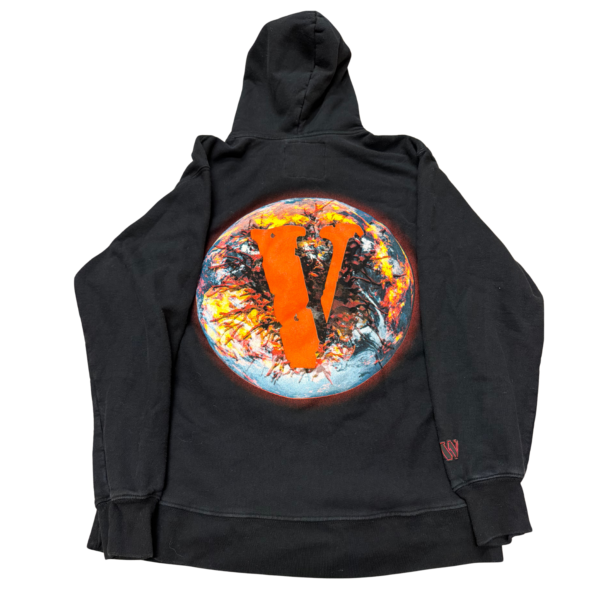DRFL Vlone Hoodie Size Large — Small — incoming item / condition photo