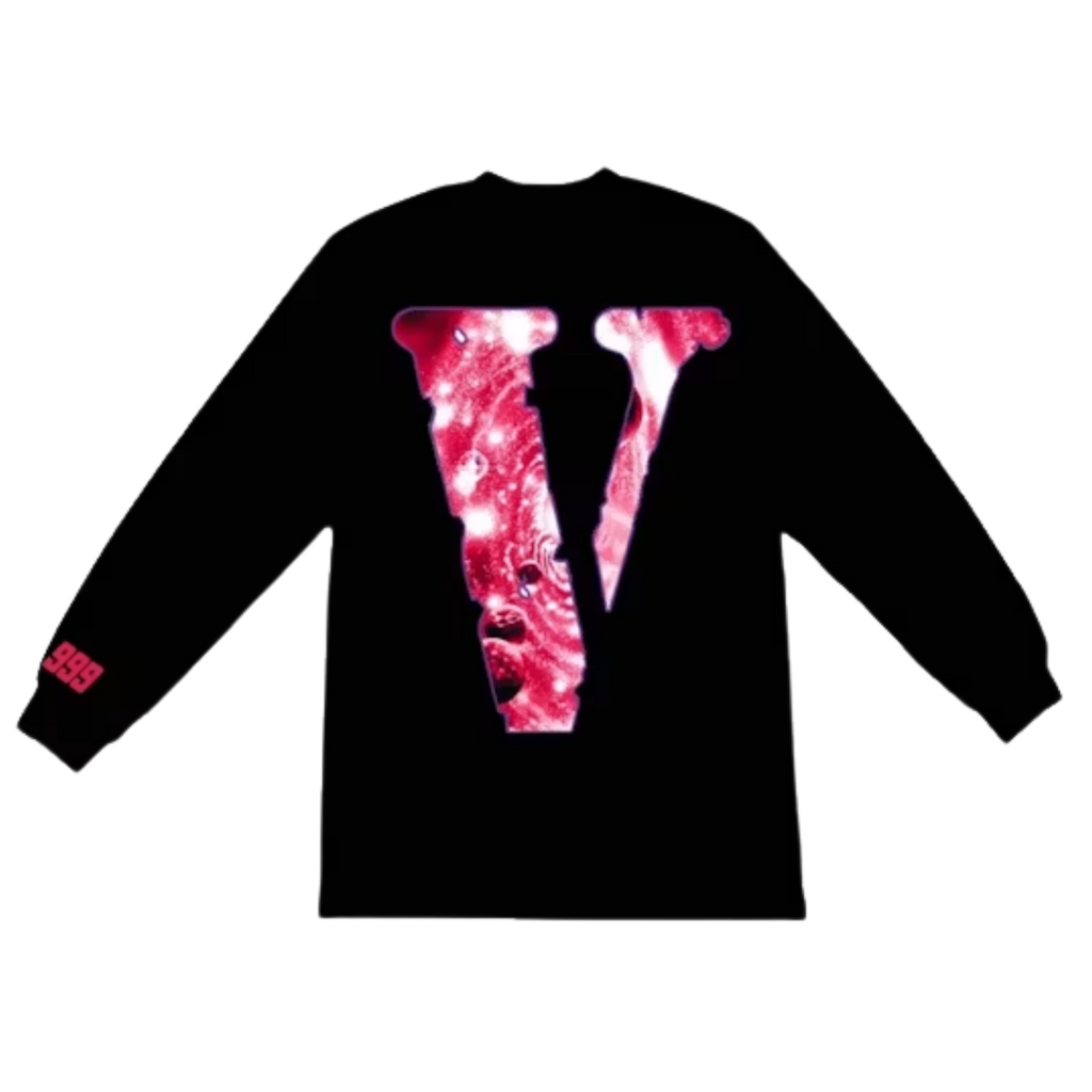 Vlone Cosmic 2.0 Long-Sleeve - Black/Pink — Large