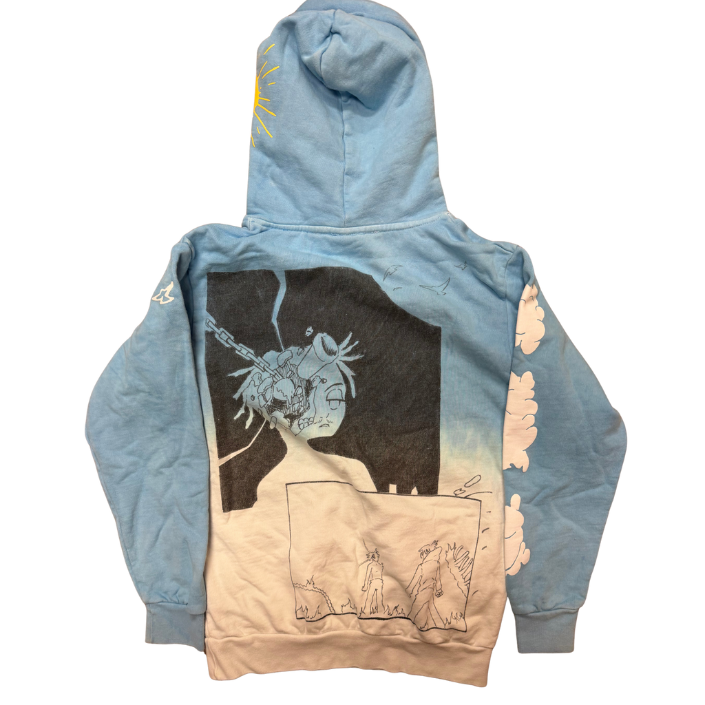 In My Head Custom Pigment-Dyed Hoodie — Small