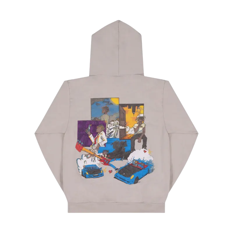 Revenge x GBGR Car Hoodie - Cream - XX-Large