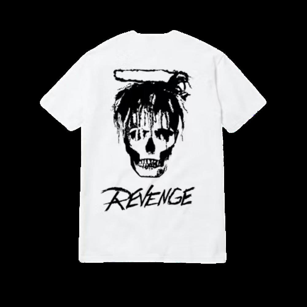 Revenge x LND Text T-Shirt - White — Medium