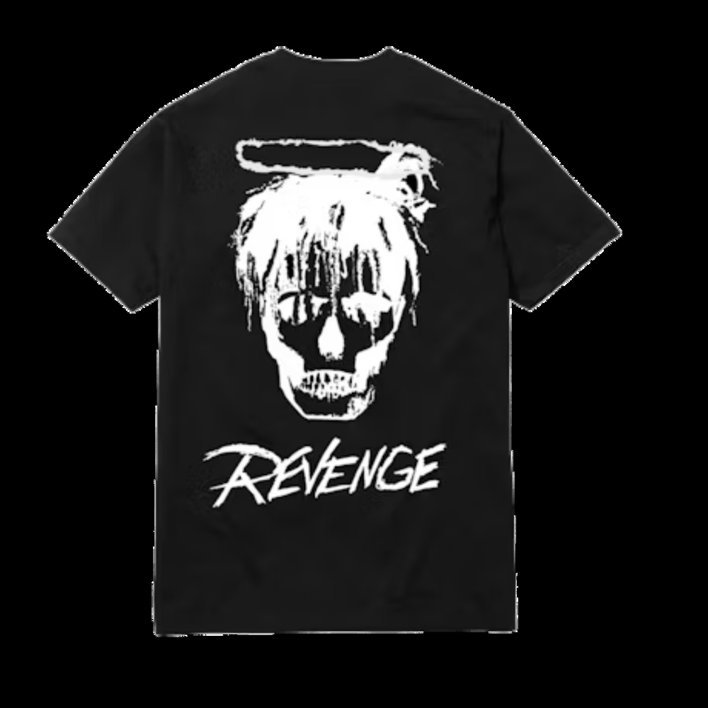 Revenge x LND Text T-Shirt - Black — Medium