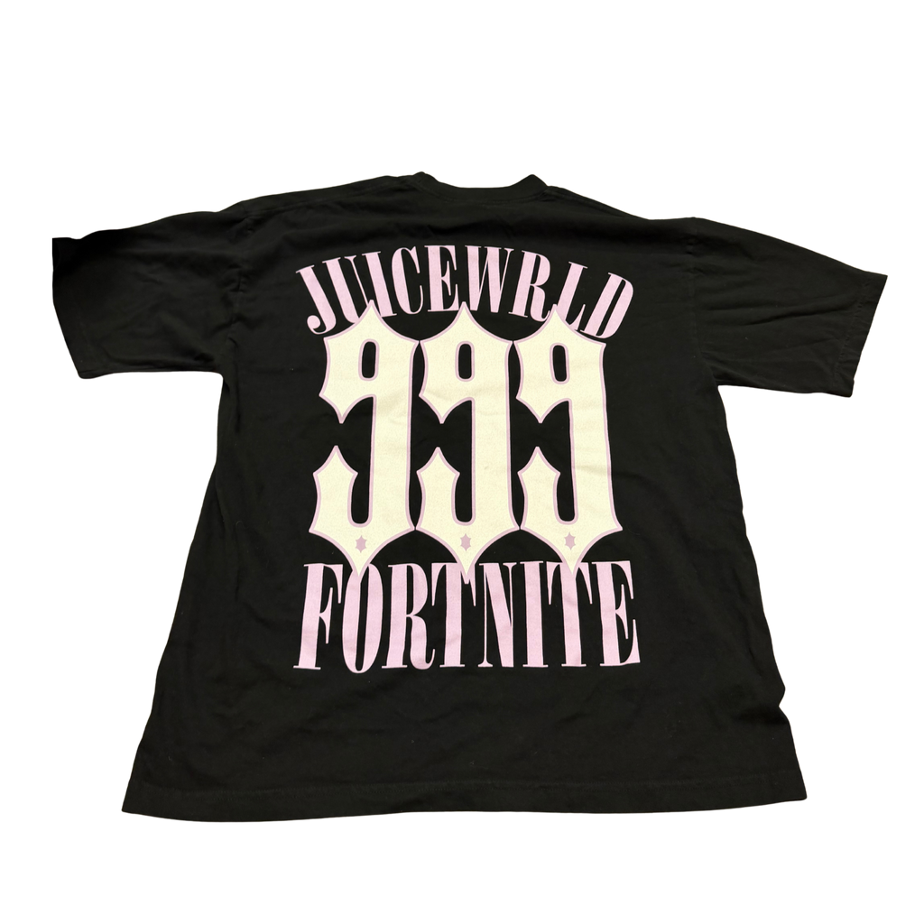 Pleasures x Fortnite x Juice WRLD T-Shirt - Black — Large