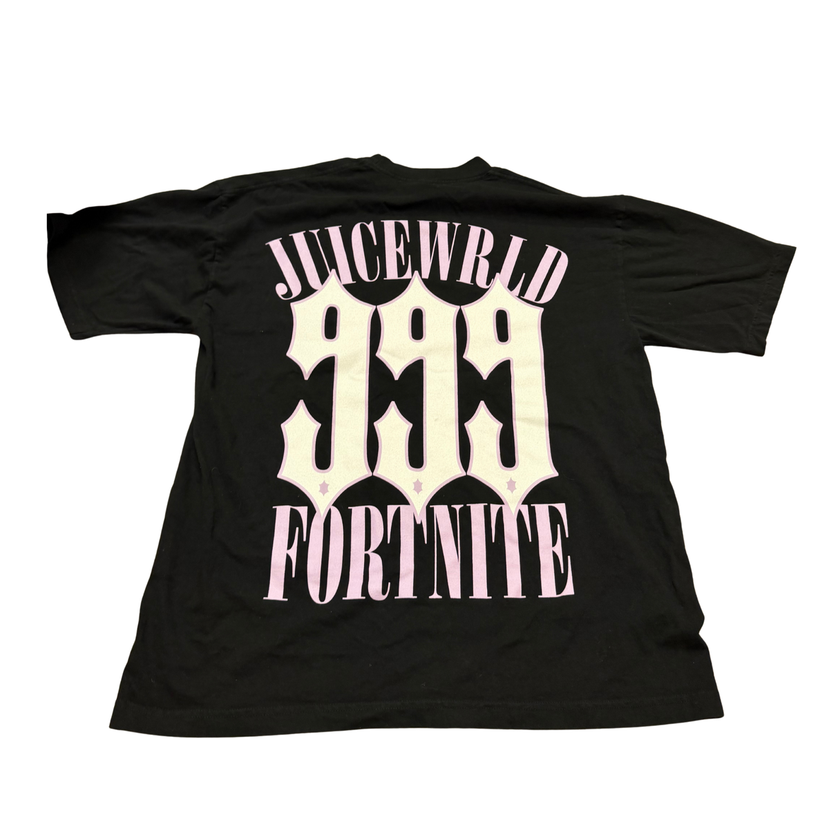 Pleasures x Fortnite x Juice WRLD T-Shirt - Black — Large