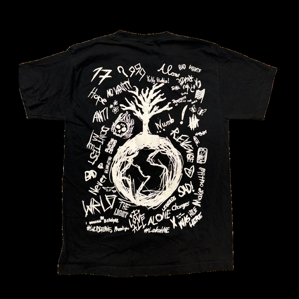 Juice WRLD x XXXTentacion Puff Print T-Shirt — Medium