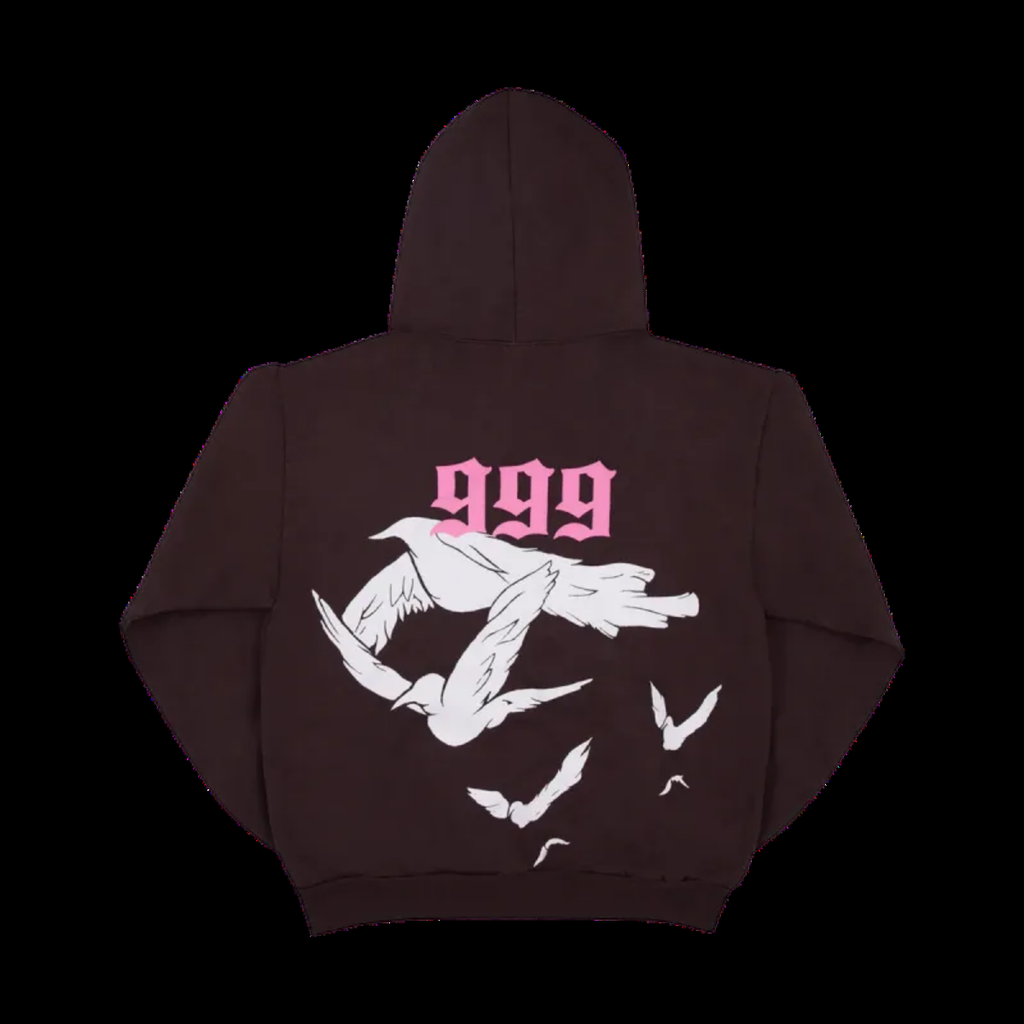 Revenge x 999 Dove Hoodie - Brown — Medium incoming / condition photo