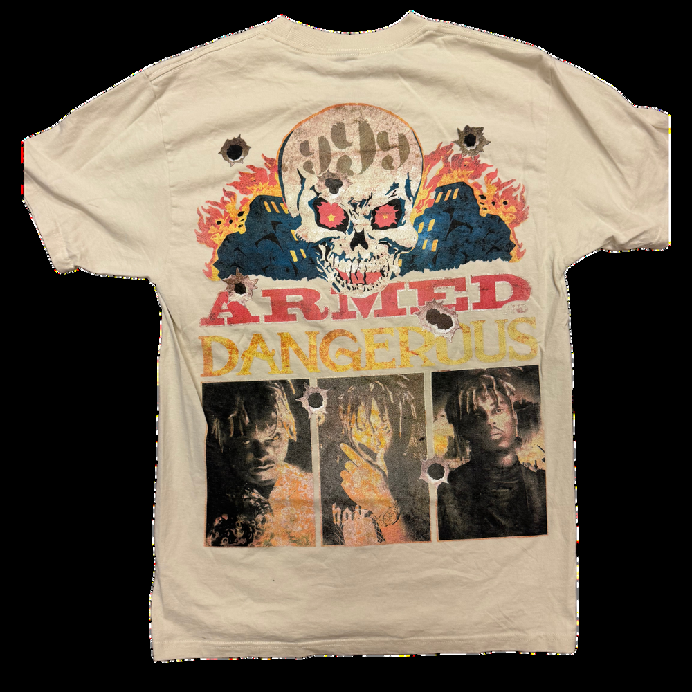 Armed & Dangerous Graphic T-Shirt - Beige — Medium