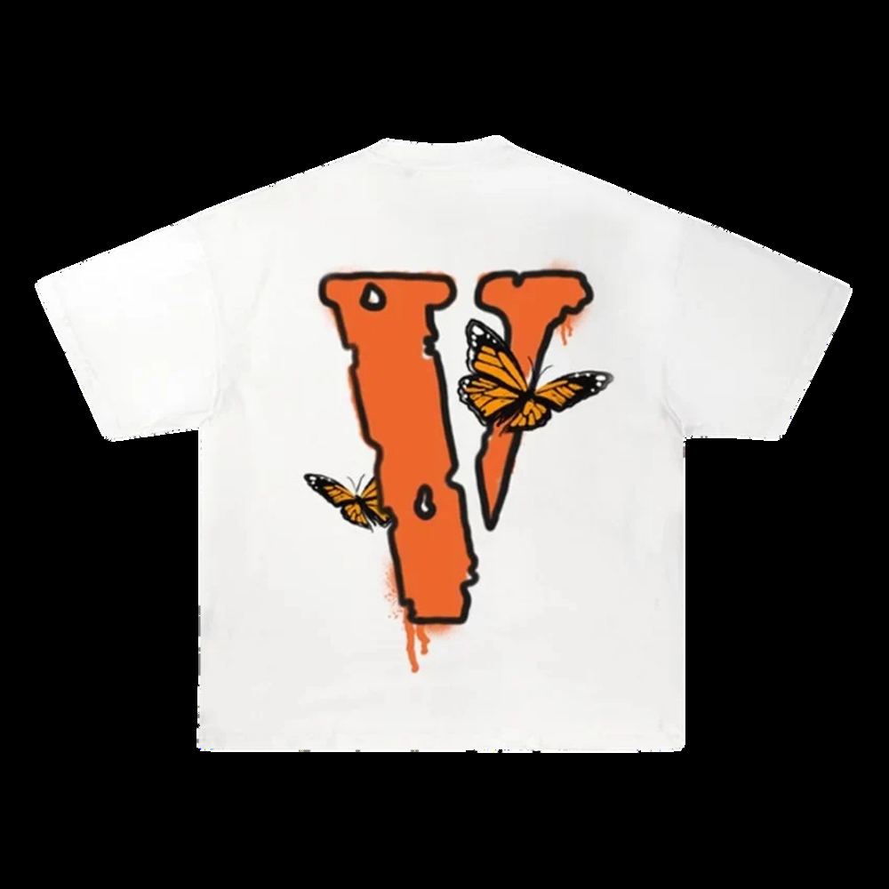 Vlone x Legends Never Die Butterfly T-Shirt - White/Orange — Medium incoming / condition photo