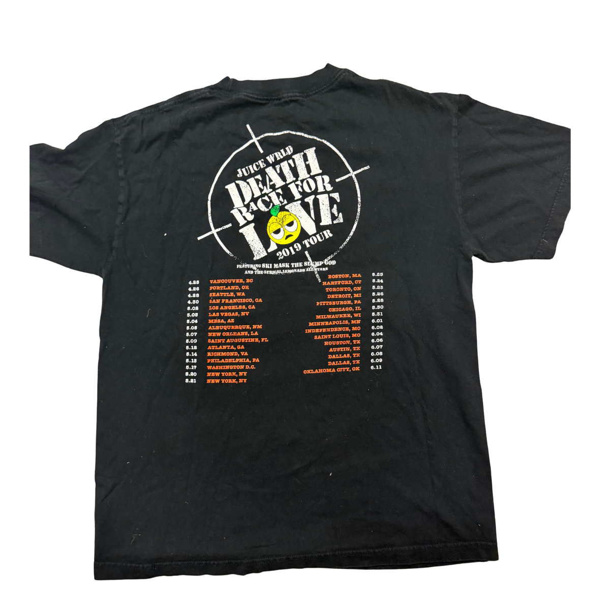 Lyrical Lemonade x DRFL Tour Date T-Shirt — Small