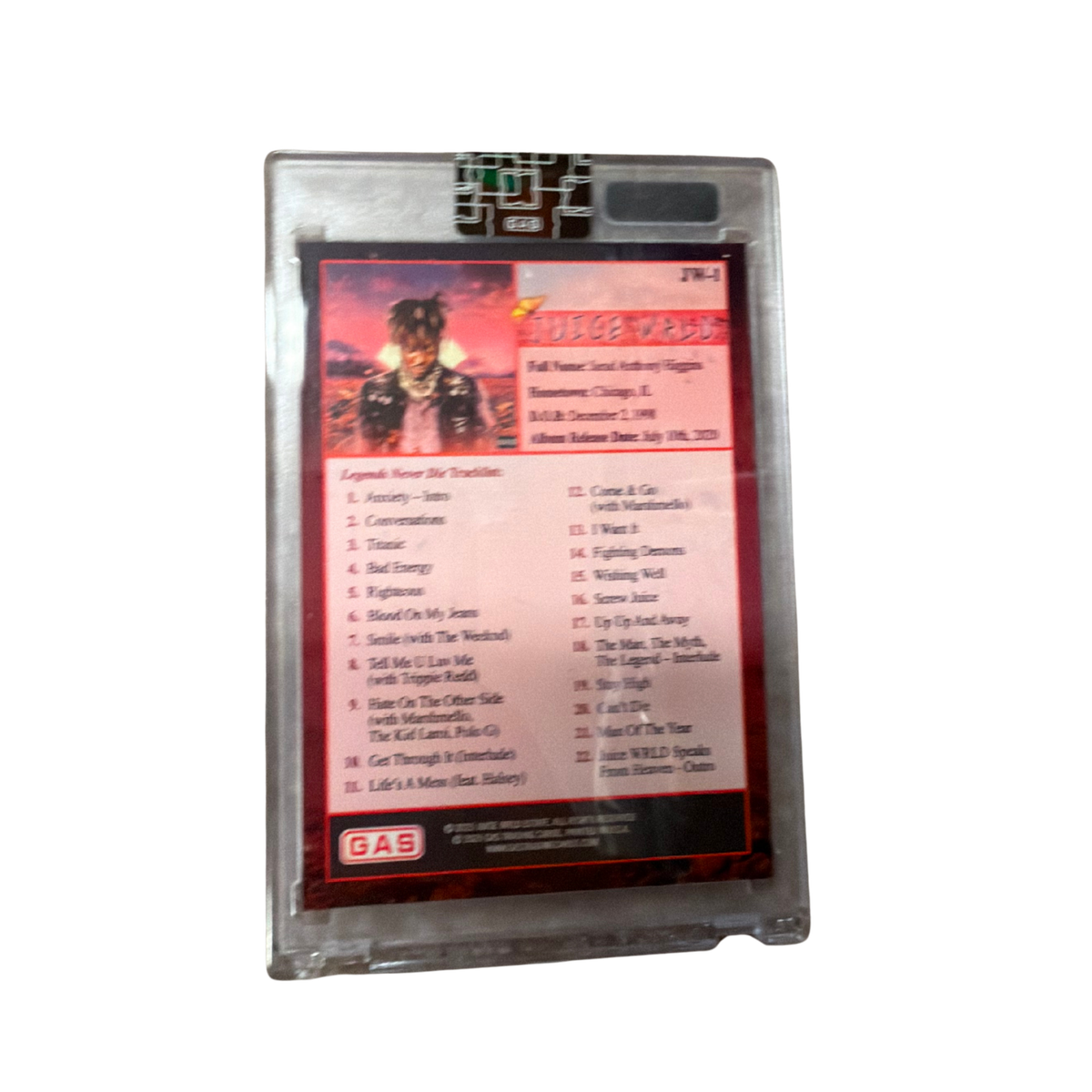 Juice WRLD GAS Trading Card