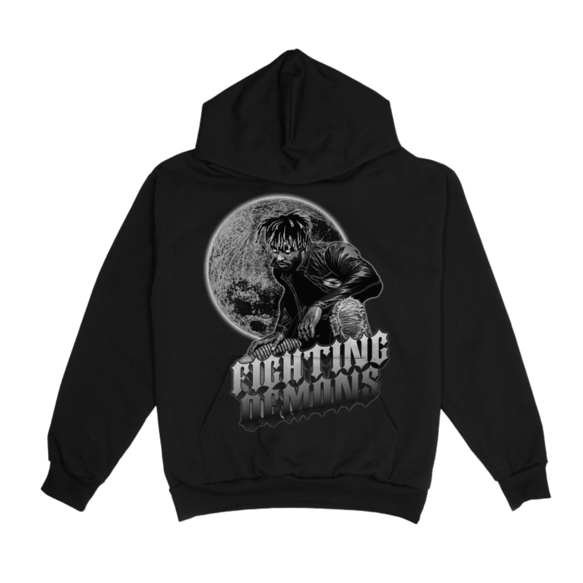 Fighting Demons Moonlight Hoodie Size M