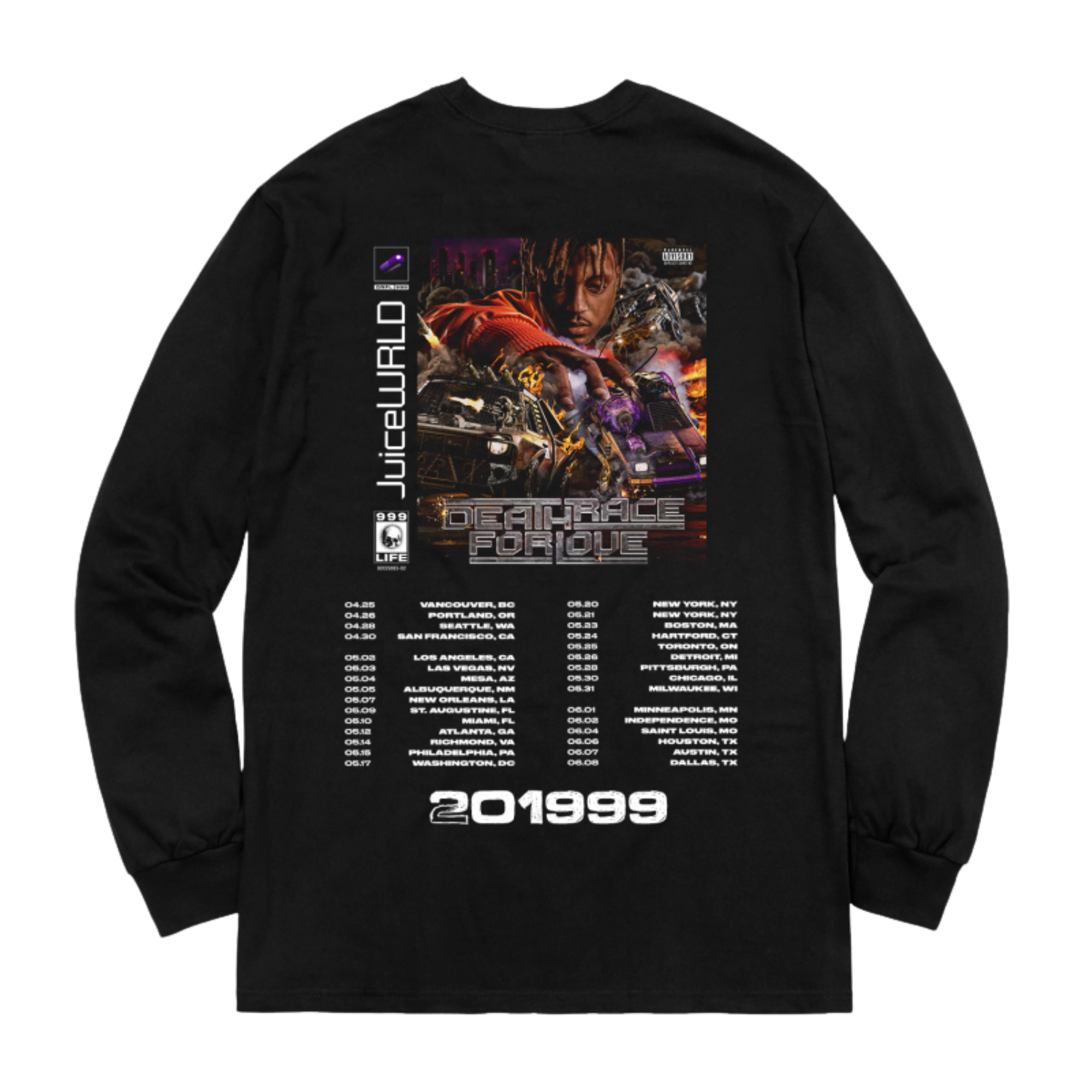 Death Race For Love Tour Long-sleeve Medium