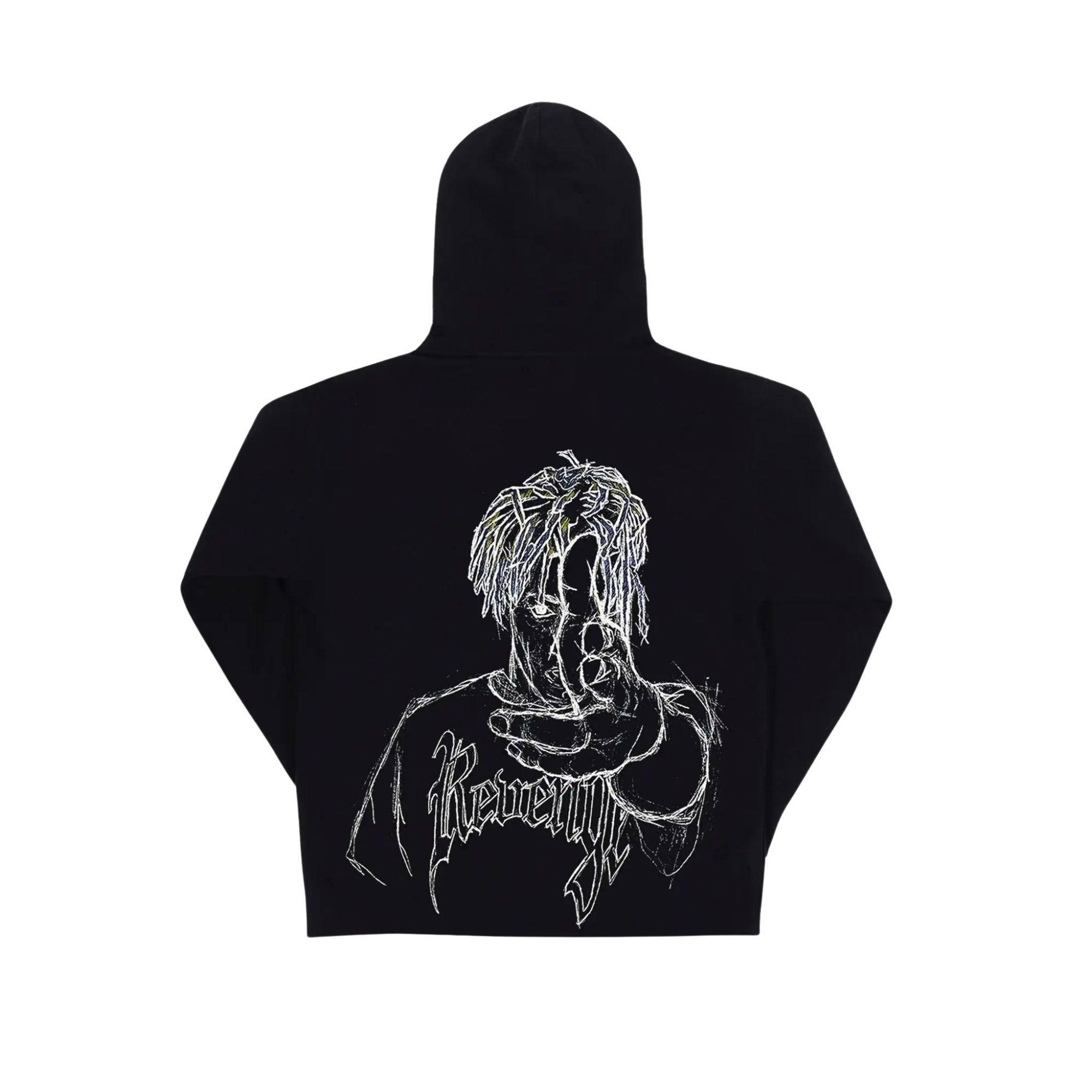 Revenge Sketch Hoodie Size Large