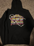 DRFL Hearts Hoodie Size Medium