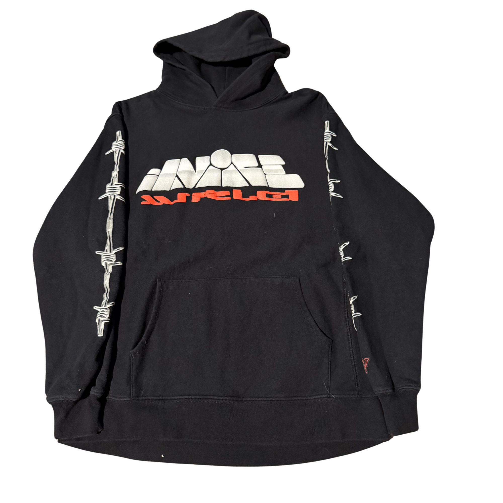 Vlone Barbed Wire Hoodie Size Large