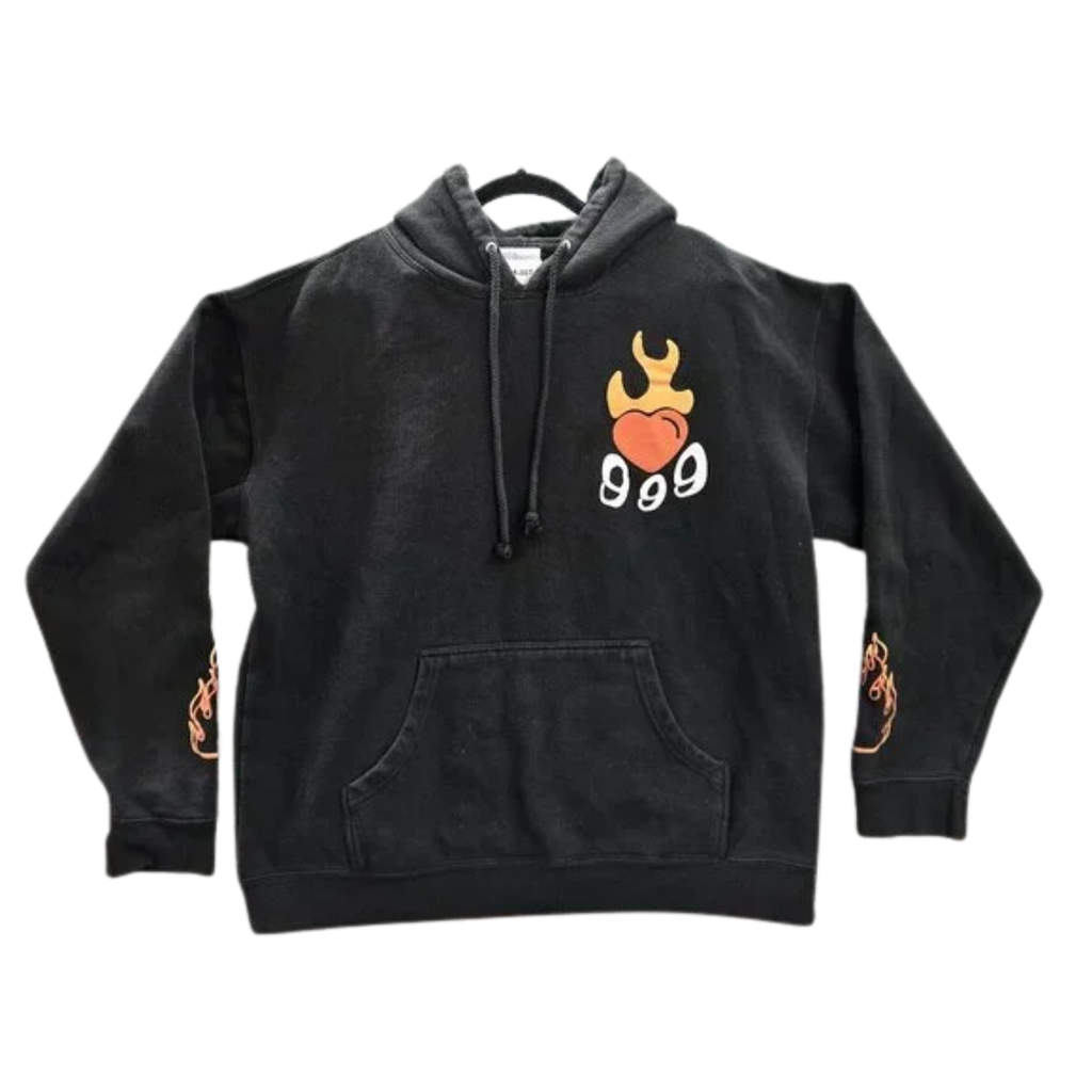Already Dead Puff Print Hoodie Größe M