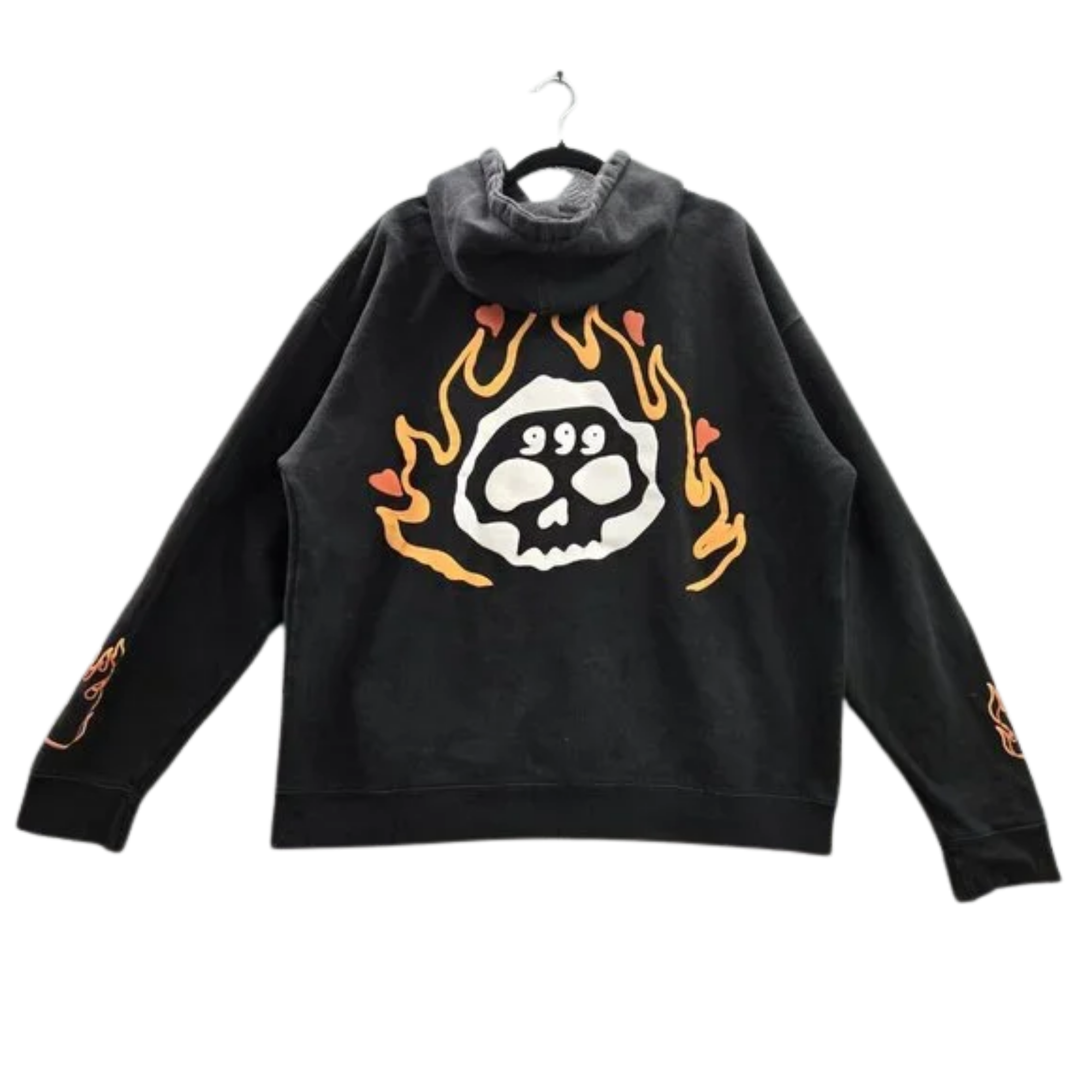 Already Dead Puff Print Hoodie Größe M