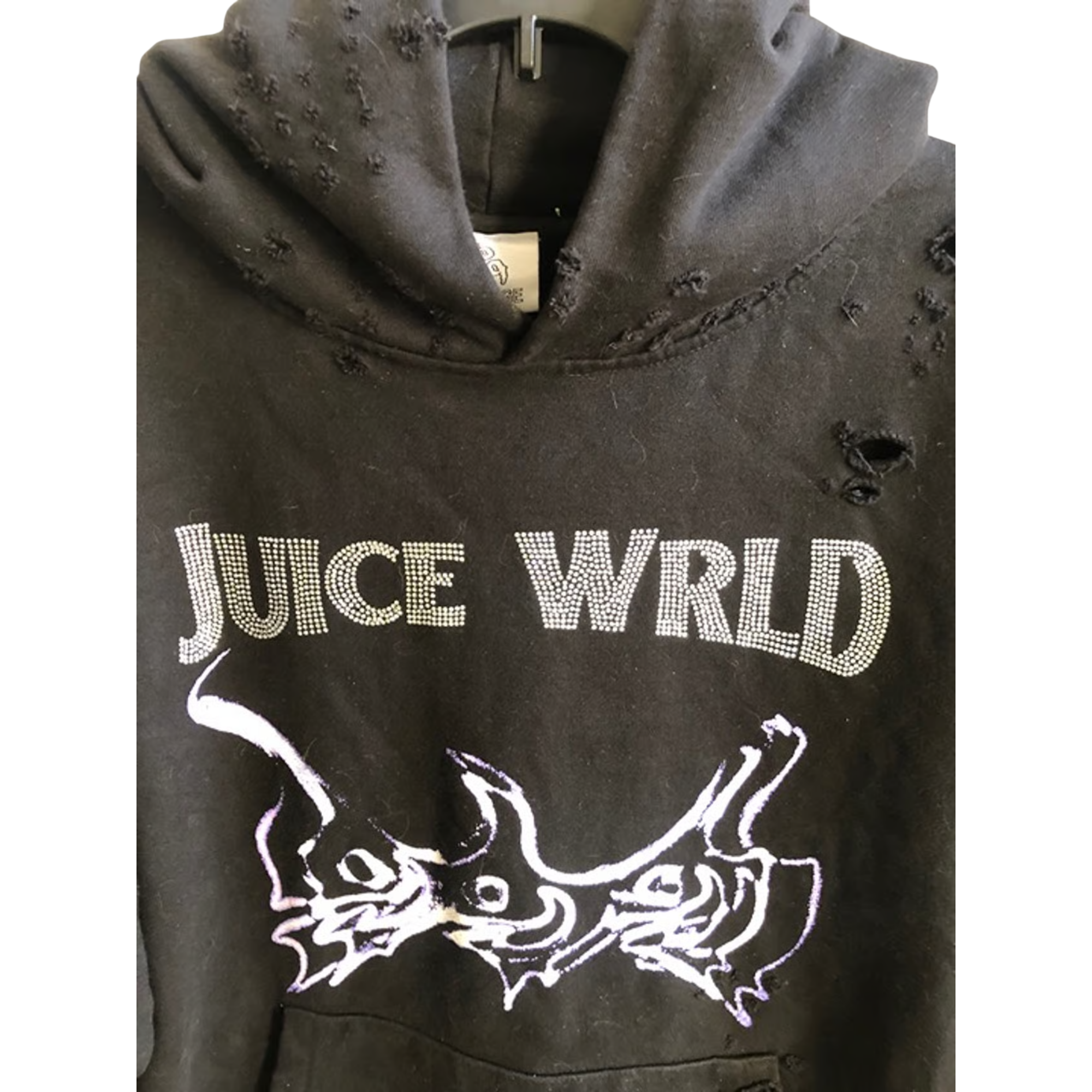 Sudadera con capucha de pedrería Talla XXL